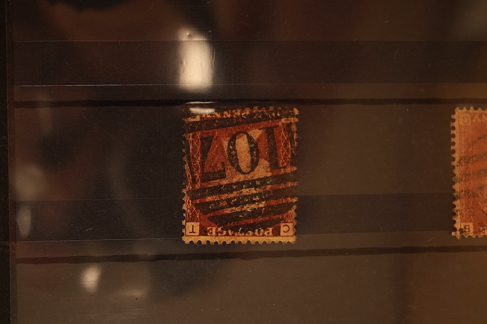 The Penny Red Plate Collection and The 1875-81 Halfpenny Plate Collection, both with Westminster Collection certificates, in two albums
